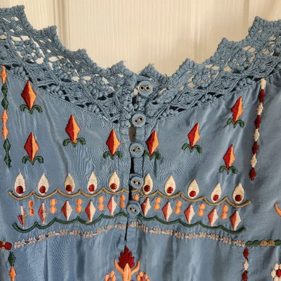 NWT Sundance Serenity Forever Embroidered Tank - Picture 4 of 11